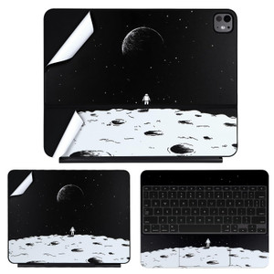 IMMOENUC 3-in-1 Tablets Skin Sticker Colorful Decals for 2025 2024 iPad Pro M5 M4 Magic Keyboard 11 inch Full Body Protective case Vinyl Durable Mate