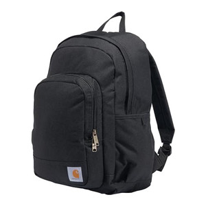 Carhartt 25L Classic Laptop Backpack, Durable Water-Resistant Pack W/ 15" Laptop Sleeve and Multiple Organizational Compartments, PFAS Free, Black