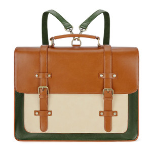 ECOSUSI Laptop Bag for Women Vegan Leather Messenger Purse Fashion Briefcase Backpack 15.6 inch Computer Satchel Handbag