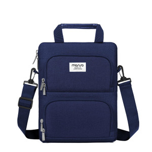 MOSISO 360 Protective Vertical Tablet Shoulder Bag Compatible with iPad Pro 13 M4 & iPad Air 13 M3 M2, iPad Pro 12.9 M2 M1 6/5th with 2 Curved Pocket