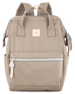 himawari Laptop Backpack for Women&Men Travel With USB Charging Port Large Business Bag Water Resistant College Computer Doctor (1881-Khaki, Regular)