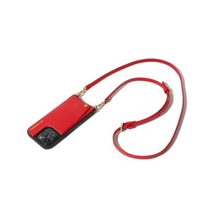 Bandolier Emma Crossbody Wallet Phone Case for iPhone 15 Pro Max. 100% Genuine Pebble Leather. Adjustable & Removable Crossbody Strap. Card Holder wi