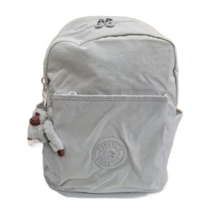 Kipling Women's Bennett, Lightweight, Minimal, Nylon Laptop Backpack, Black Tonal, 12''L x 15''H x 6.25''D (Shell Grey)