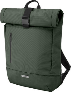 Moleskine ET20FMTRBKK6 Business Backpack, 15-Inch, Can Store Devices, Metro Roll Top Backpack, Moss Green
