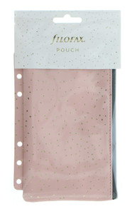 Filofax Zipper Pouch - Confetti Rose Quartz, 132709