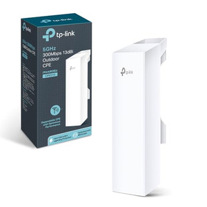 TP-Link 5GHz N300 Long Range Outdoor CPE for PtP and PtMP Transmission | Point to Point Wireless Bridge | 13dBi, 15km+ | Passive PoE Powered w/Free P