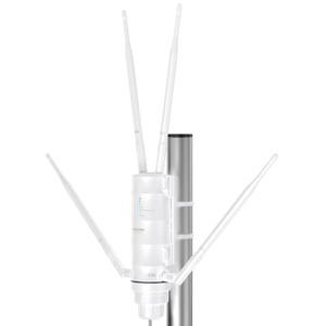 WAVLINK AC1200 Outdoor WiFi Extender Long Range Amplifier, Access Point with POE, High Power WiFi Extender Signal Booster, Supports Router/AP/Repeate