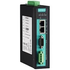 NPort IA5150A - 1 Port RS-232/422/485 Industrial Automation Device Server with Serial/LAN Power Surge Protection, Two 10/100BaseT(X) Ports with Singl