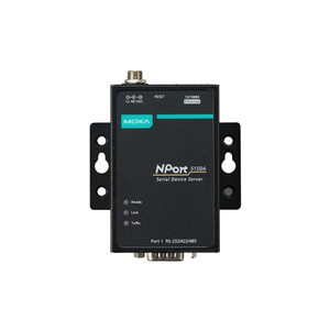 Moxa NPort 5150A - 1 Port RS-232/422/485 Serial Device Server, 0 to 60°C Operating Temperature