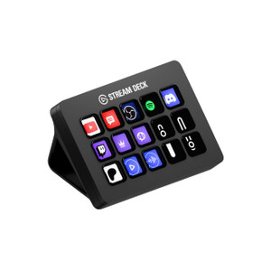 Elgato Stream Deck MK.2  Studio Controller, 15 macro keys, trigger actions in apps and software like OBS, Twitch, ?YouTube and more, USB, works with