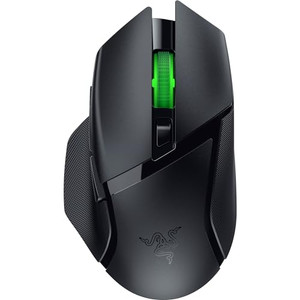 Razer Basilisk V3 X HyperSpeed Customizable Wireless Gaming Mouse: Mechanical Switches Gen-2-5G Advanced 18K Optical Sensor - Chroma RGB 9 Programmab