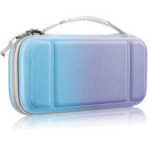 Fintie Carrying Case for Nintendo Switch OLED Model 2021/Switch 2017, [Shockproof] Hard Shell Protective Cover Travel Bag with 10 Game Card Slots & I