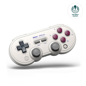 8BitDo SN30 Pro Bluetooth Controller with Hall Effect Joysticks, Rumble Vibration, and Turbo Function, Compatible with Switch/Switch 2, PC, macOS, An