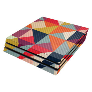 MightySkins Carbon Fiber Skin for Sony PS4 Pro Console - Bright and Happy | Protective, Durable Textured Carbon Fiber Finish | Easy to Apply, Remove,