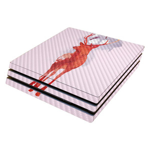 MightySkins Carbon Fiber Skin for Sony PS4 Pro Console - Domestic Deer | Protective, Durable Textured Carbon Fiber Finish | Easy to Apply, Remove, an