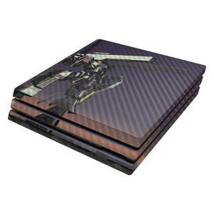 MightySkins Carbon Fiber Skin for Sony PS4 Pro Console - Teal Steel | Protective, Durable Textured Carbon Fiber Finish | Easy to Apply, Remove, and C