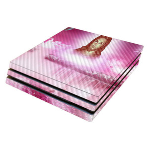 MightySkins Carbon Fiber Skin for Sony PS4 Pro Console - Jesus | Protective, Durable Textured Carbon Fiber Finish | Easy to Apply, Remove, and Change