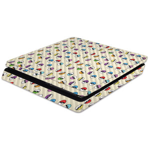 MightySkins Carbon Fiber Skin for Sony PS4 Slim Console - Balling | Protective, Durable Textured Carbon Fiber Finish | Easy to Apply, Remove, and Cha