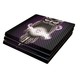 MightySkins Carbon Fiber Skin for Sony PS4 Pro Console - Chimera Night | Protective, Durable Textured Carbon Fiber Finish | Easy to Apply, Remove, an