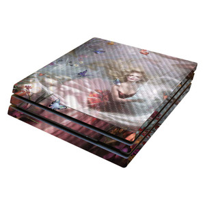 MightySkins Carbon Fiber Skin for Sony PS4 Pro Console - Make A Wish | Protective, Durable Textured Carbon Fiber Finish | Easy to Apply, Remove, and