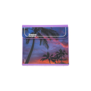 Mead Trapper Keeper Binder, Retro Design, 1 Inch Binder with Folders and Pockets, Holds 8-1/2" x 11" Paper, Palm Trees (260038FDE1-ECM)