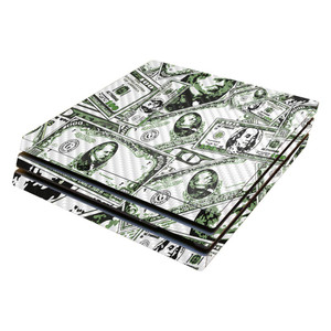 MightySkins Carbon Fiber Skin for Sony PS4 Pro Console - Phat Cash | Protective, Durable Textured Carbon Fiber Finish | Easy to Apply, Remove, and Ch