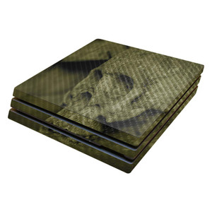 MightySkins Carbon Fiber Skin for Sony PS4 Pro Console - Absent Mind | Protective, Durable Textured Carbon Fiber Finish | Easy to Apply, Remove, and