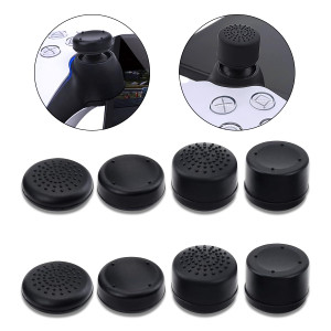 PS Portal Thumb Grips Caps, Full Protection Analog Stick Cover Silicone Joystick Caps Anti-Scratch & Anti-Slip Thumbstick Replacement Covers for PS P
