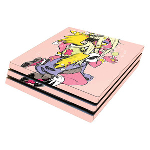 MightySkins Skin Compatible with Sony PS4 Pro Console - Grungy Angel | Protective, Durable, and Unique Vinyl Decal wrap Cover | Easy to Apply, Remove