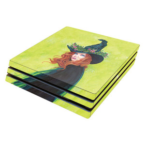 MightySkins Skin Compatible with Sony PS4 Pro Console - Pretty Witch | Protective, Durable, and Unique Vinyl Decal wrap Cover | Easy to Apply, Remove