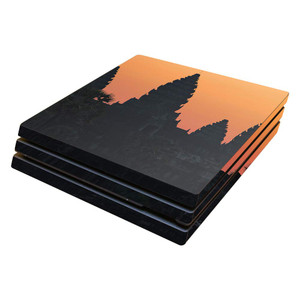 MightySkins Skin Compatible with Sony PS4 Pro Console - Sunset Architecture | Protective, Durable, and Unique Vinyl Decal wrap Cover | Easy to Apply,