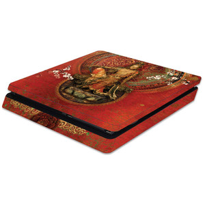 MightySkins Skin Compatible with Sony PS4 Slim Console - Kuan Yin | Protective, Durable, and Unique Vinyl Decal wrap Cover | Easy to Apply, Remove, a