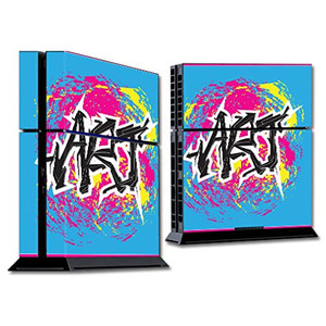MightySkins Skin Compatible with Sony PS4 Console - Art Graffiti | Protective, Durable, and Unique Vinyl Decal wrap Cover | Easy to Apply, Remove, an