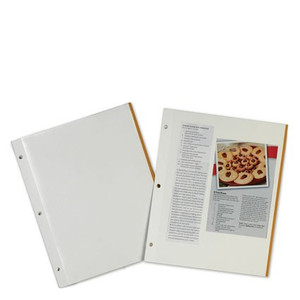 Meadowsweet Kitchens Self-Adhesive Magnetic Pages For Recipe Clippings For 3 Ring Binder Recipe Book - 12 Two-Sided Self-Adhesive Magnetic Protector