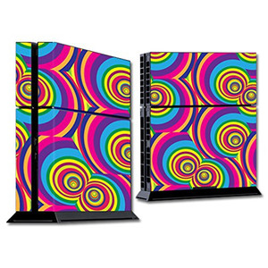 MightySkins Skin Compatible with Sony PS4 Console - Groovy 60s | Protective, Durable, and Unique Vinyl Decal wrap Cover | Easy to Apply, Remove, and