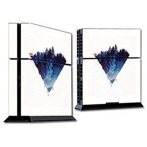 MightySkins Skin Compatible with Sony PS4 Console - Near The Edge | Protective, Durable, and Unique Vinyl Decal wrap Cover | Easy to Apply, Remove, a
