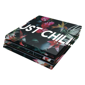 MightySkins Skin Compatible with Sony PS4 Pro Console - Just Chill | Protective, Durable, and Unique Vinyl Decal wrap Cover | Easy to Apply, Remove,