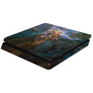 MightySkins Skin Compatible with Sony PS4 Slim Console - Eagle Nebula | Protective, Durable, and Unique Vinyl Decal wrap Cover | Easy to Apply, Remov