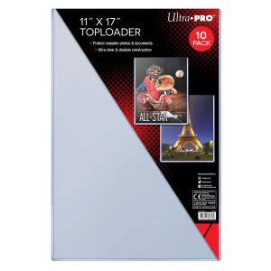 Ultra Pro 11" X 17" Toploader 10ct