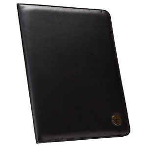Case-it Business Meeting Padfolio | Professional Portfolio with Letter Size Writing Pad, Black (PAD-20)