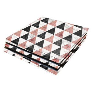 MightySkins Skin Compatible with Sony PS4 Pro Console - Marble Pyramids | Protective, Durable, and Unique Vinyl Decal wrap Cover | Easy to Apply, Rem