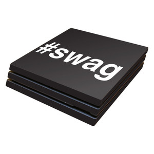 MightySkins Skin Compatible with Sony PS4 Pro Console - Swag | Protective, Durable, and Unique Vinyl Decal wrap Cover | Easy to Apply, Remove, and Ch