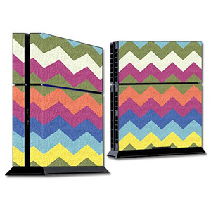 MightySkins Skin Compatible with Sony Playstation 4 PS4 Console wrap Sticker Skins Earth Chevron