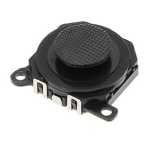 Replacement Parts Analog 3D Button Thumbstick Stick Joystick Rocker with Cap for PSP 1000 1001 Console Black