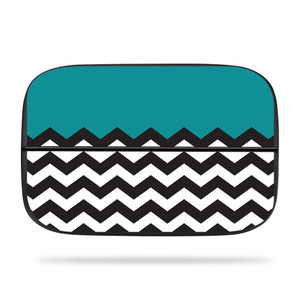 MightySkins Skin Compatible with Elgato Game Capture hd60s - Teal Chevron | Protective, Durable, and Unique Vinyl Decal wrap Cover | Easy to Apply, R