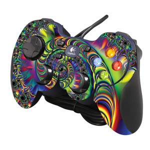 MightySkins Skin Compatible with Logitech Gamepad F310 - Acid | Protective, Durable, and Unique Vinyl Decal wrap Cover | Easy to Apply, Remove, and C