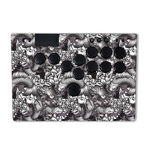 MightySkins Skin Compatible with Razer Kitsune - Angry Koi | Protective, Durable, and Unique Vinyl Decal wrap Cover | Easy to Apply & Change Styles |