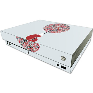 MightySkins Skin Compatible with Microsoft One X Console Only - Cherry Tree | Protective, Durable, and Unique Vinyl Decal wrap Cover | Easy to Apply,