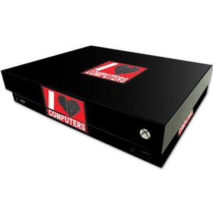 MightySkins Skin Compatible with Microsoft One X Console Only - Love Computers | Protective, Durable, and Unique Vinyl Decal wrap Cover | Easy to App