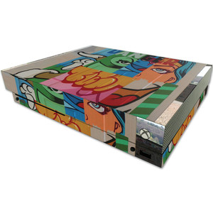 MightySkins Skin Compatible with Microsoft One X Console Only - Danger | Protective, Durable, and Unique Vinyl Decal wrap Cover | Easy to Apply, Remo